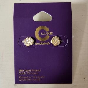 Claire's Luxe Gold Plated Earrings